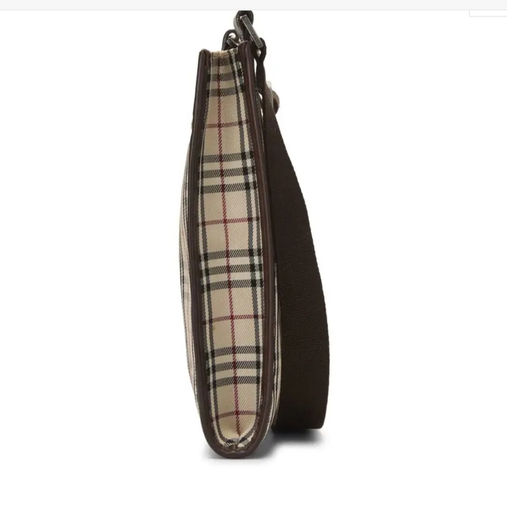 Burberry Nova Check Canvas Crossbody Bag Beige Canvas - Picture 3 of 13